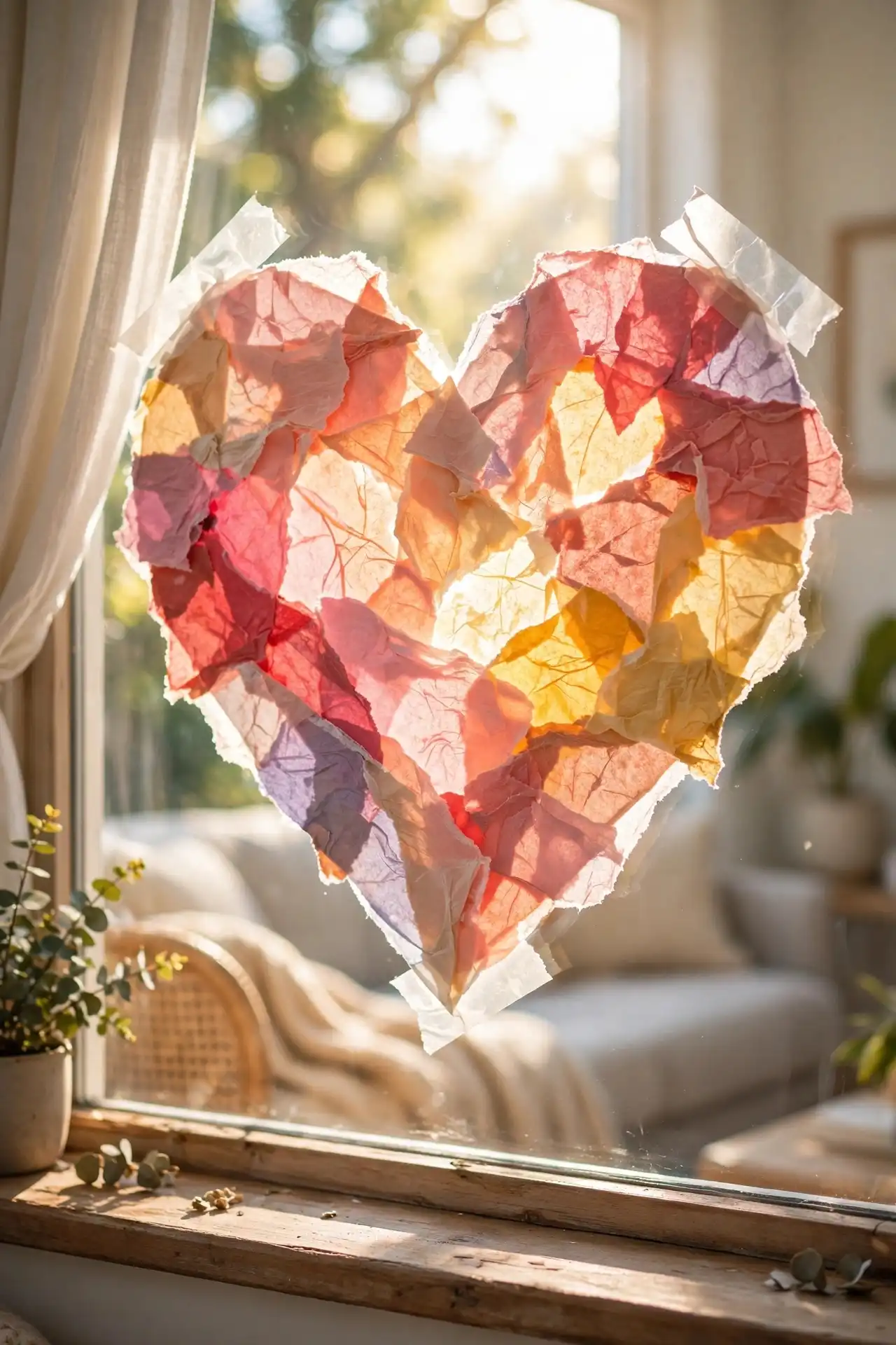 3. Tissue Paper Stained Glass Shapes