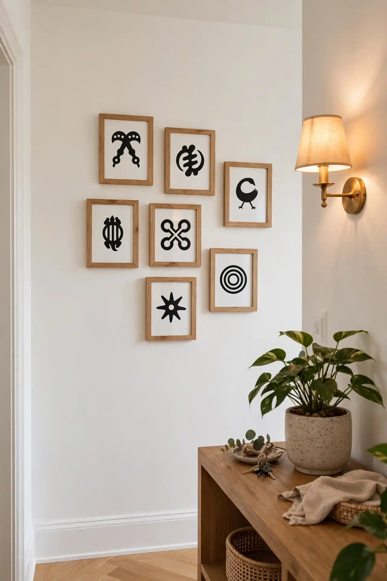 Adinkra Symbol Wall Art Set