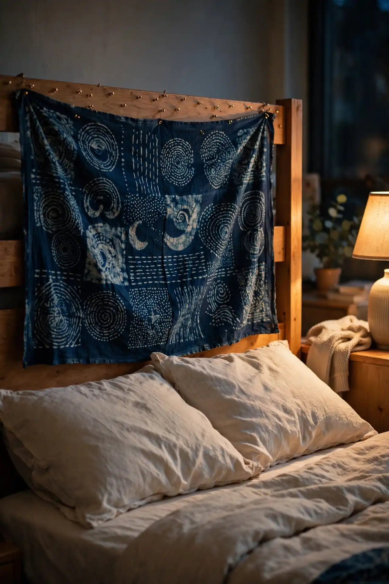 16 Afrocentric Back-to-School Dorm Decor Ideas for Move-In Day 6 Adire Tapestry Backdrop