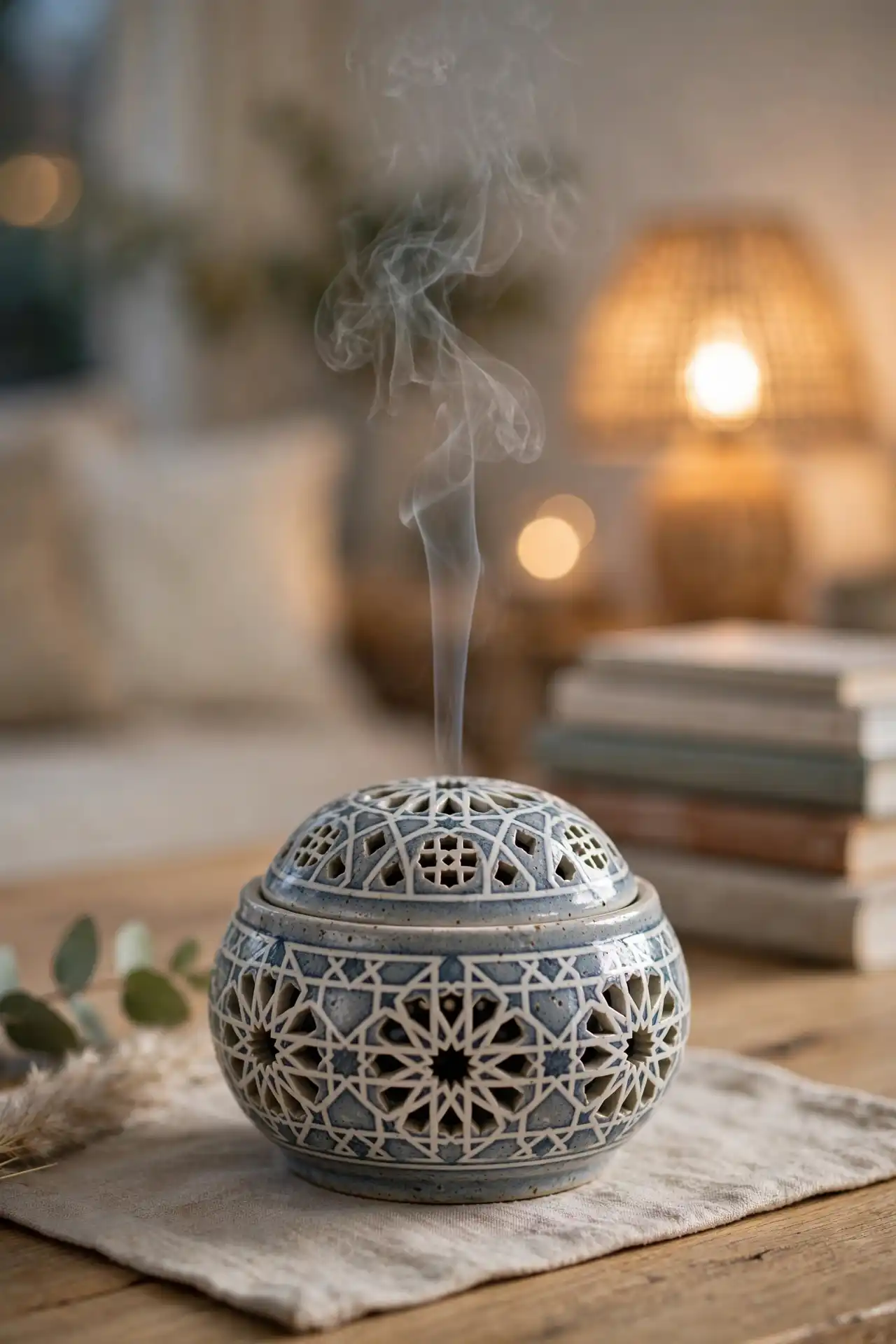 African Pattern Incense Burner