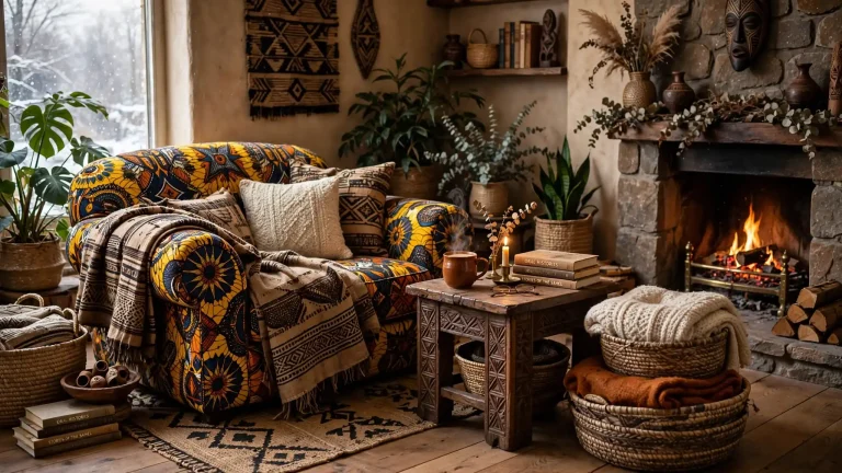 17 Afrocentric Winter Home Decor Ideas for a Cozy Season 19 Afrocentric Winter Home Decor Ideas for a Cozy Season
