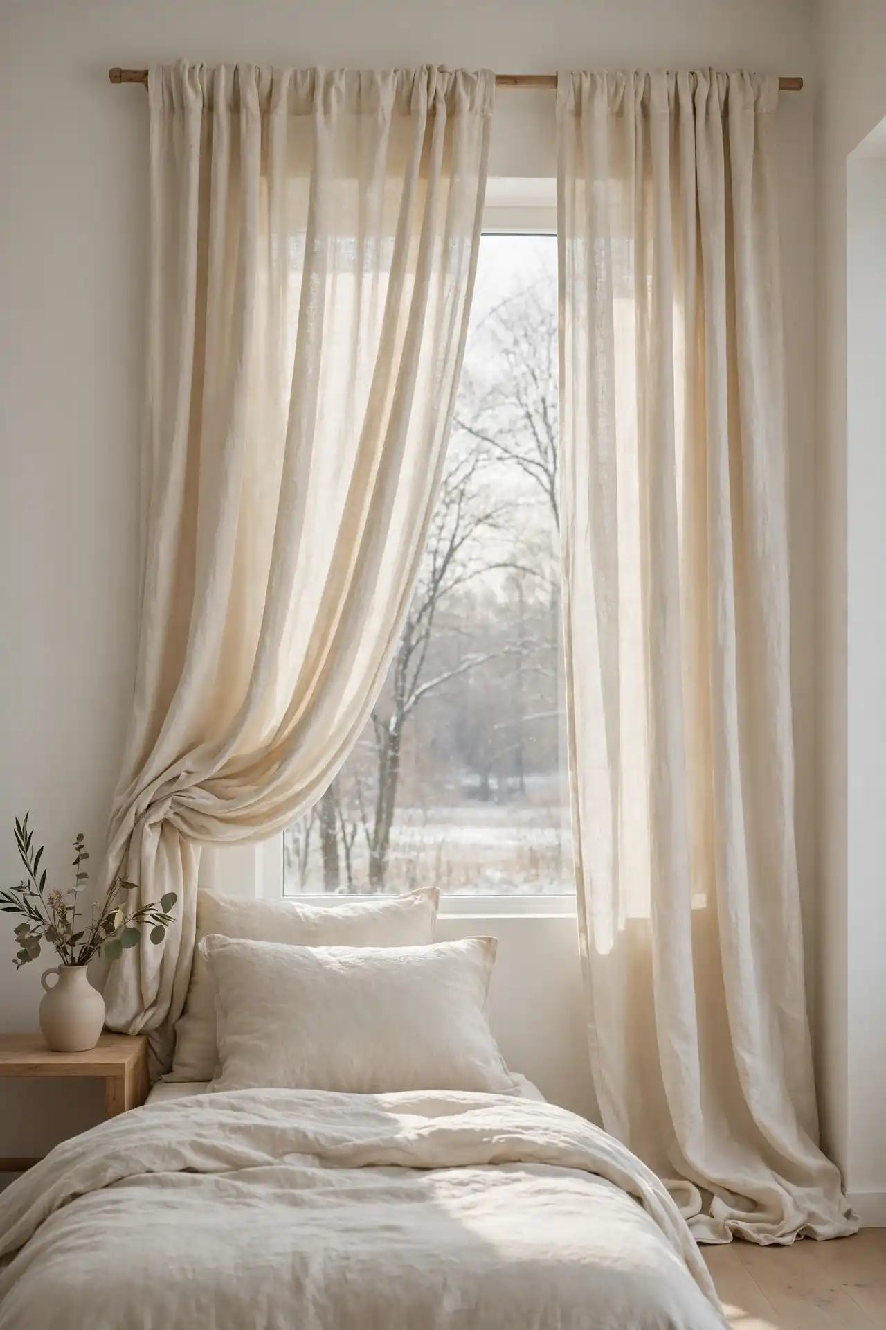 Ankara Curtains vs Linen Drapes