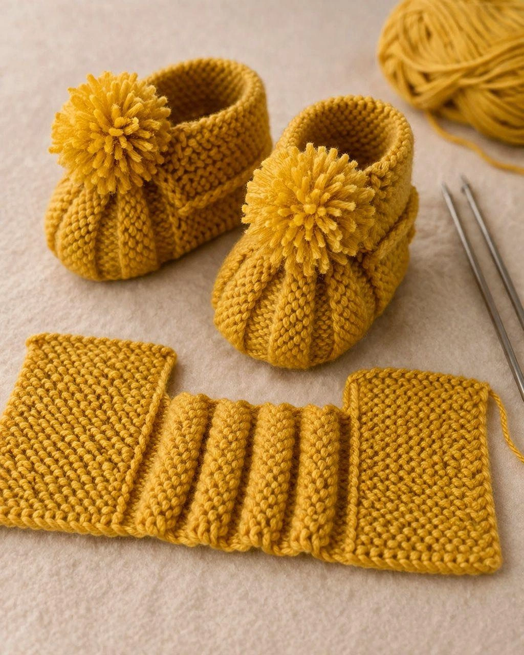 Beginner knitting