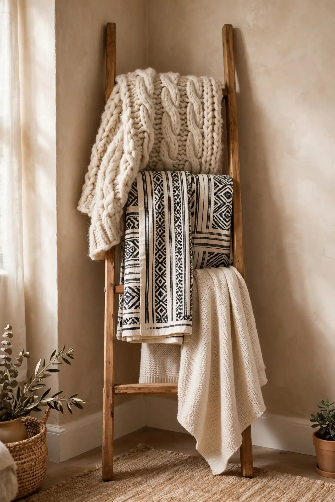 Blanket Ladder Styling