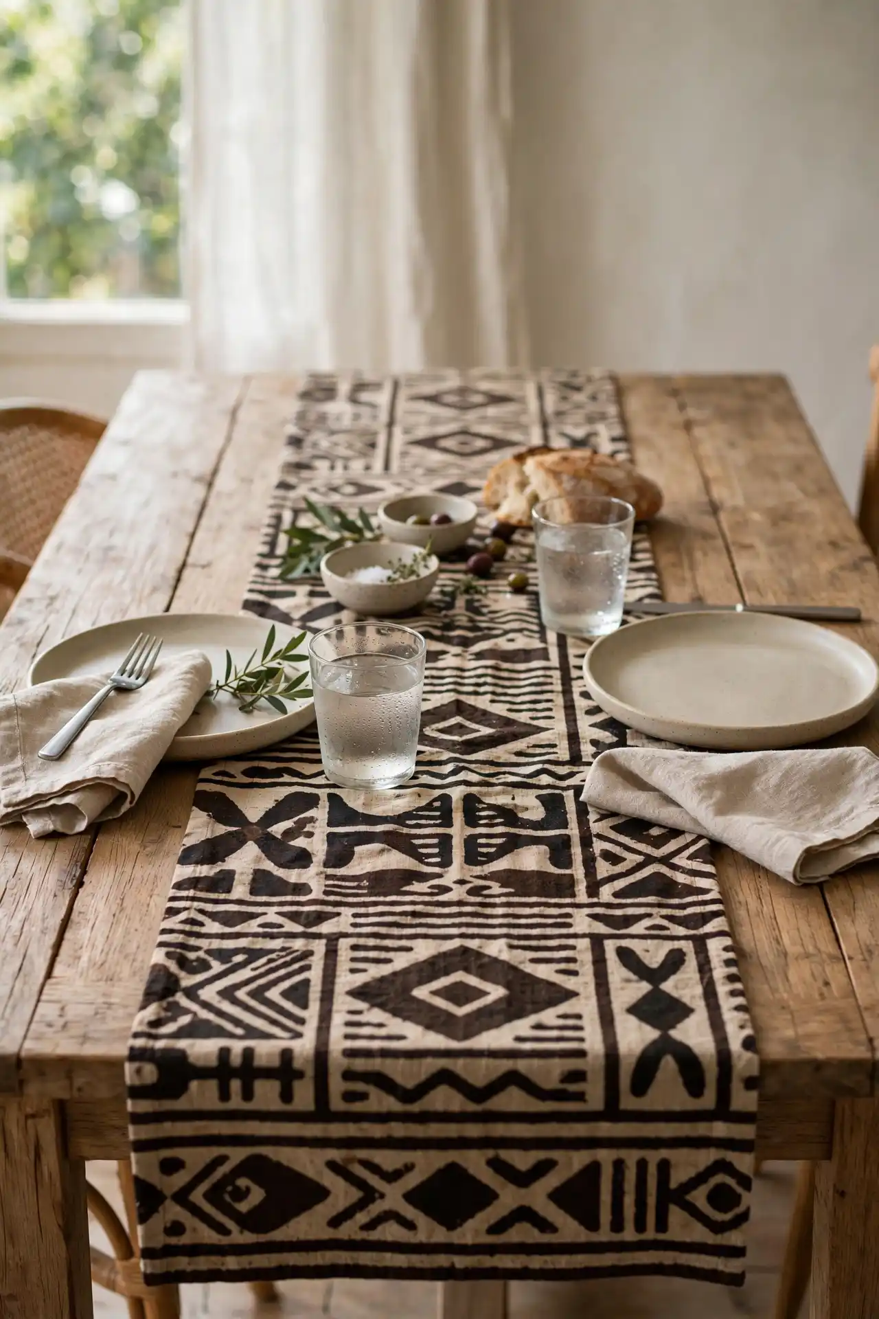 Bogolan Table Runner