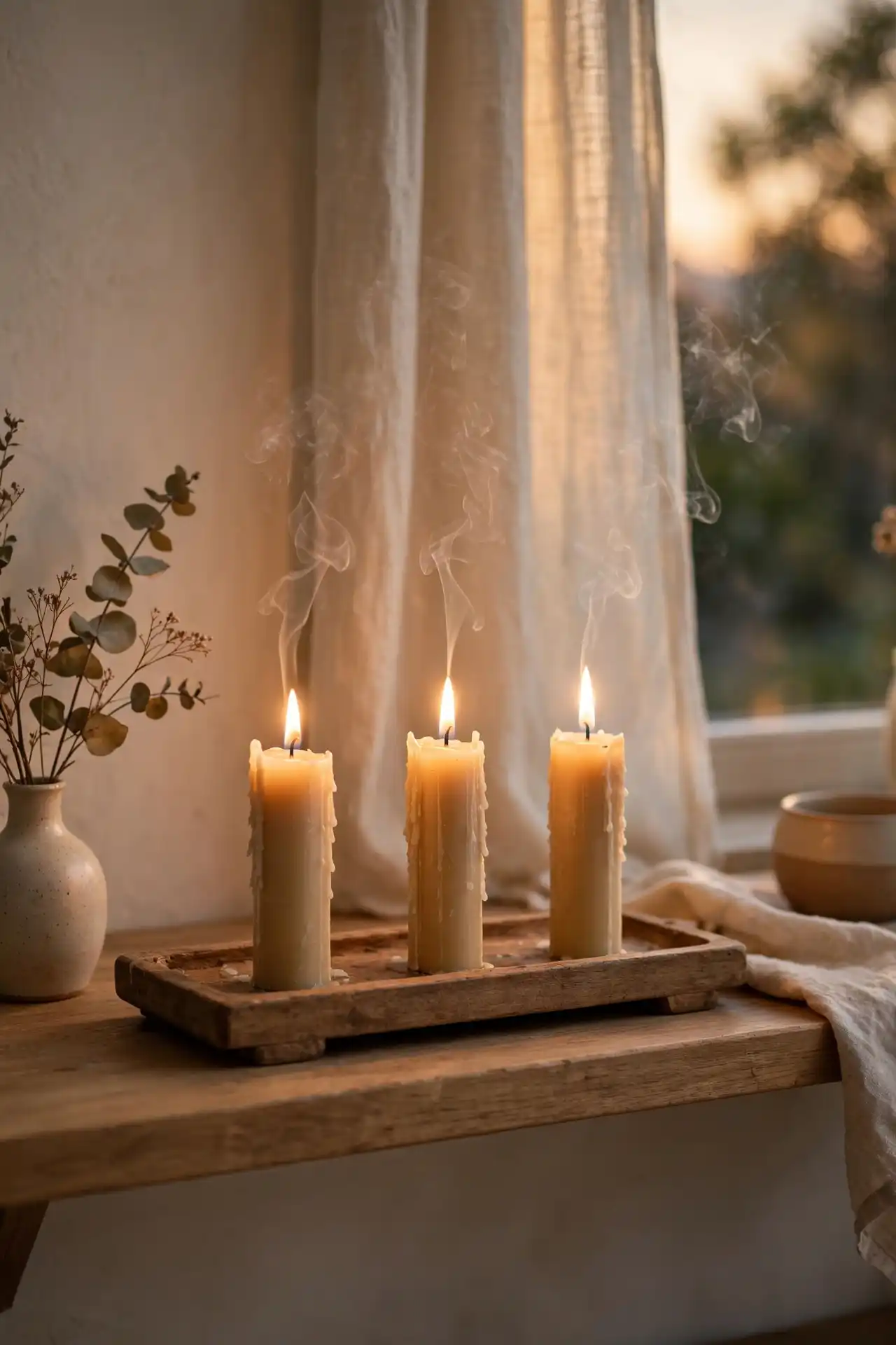 Botanical Candle Trio
