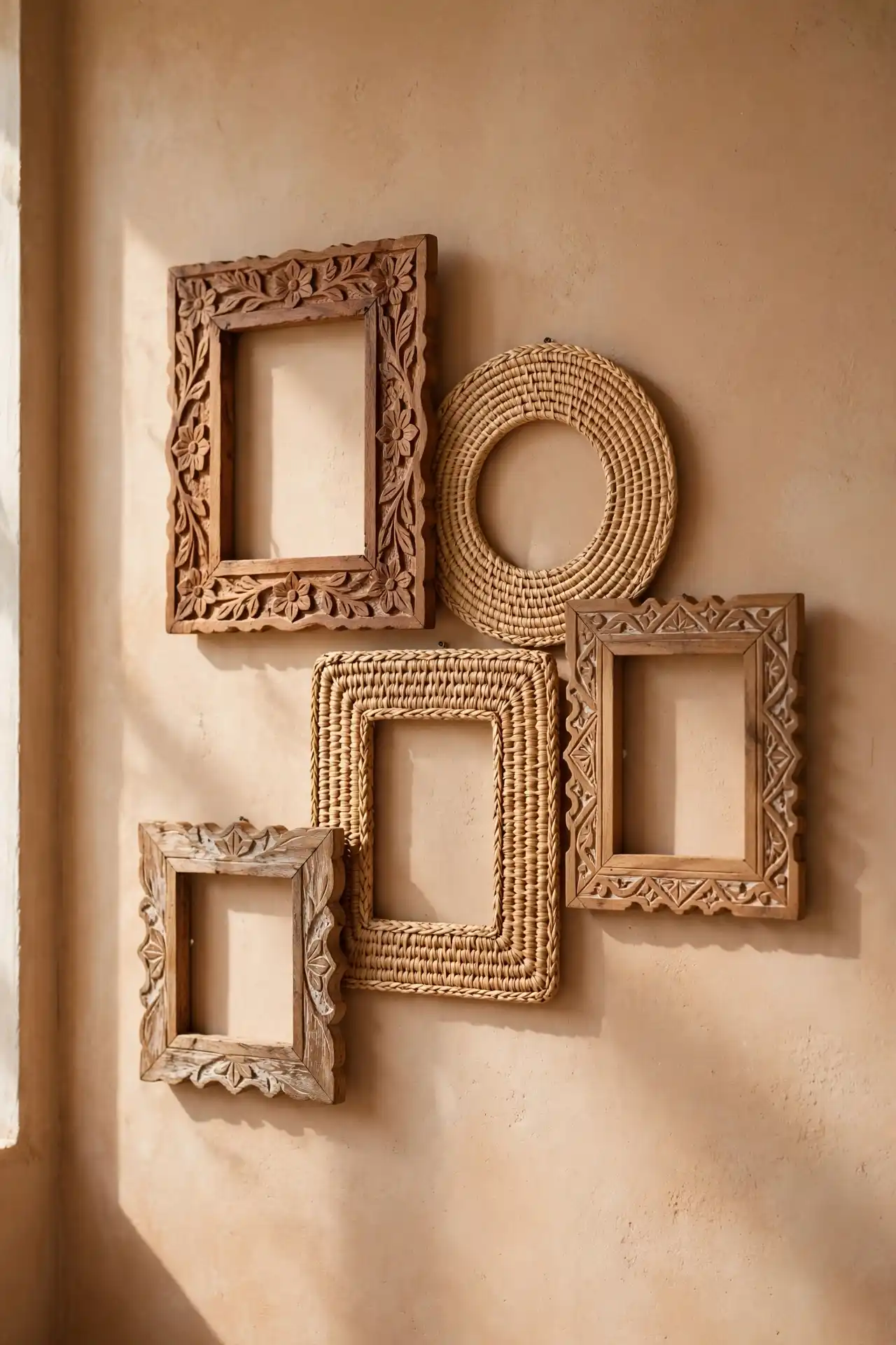 Carved Frame Photo Wall