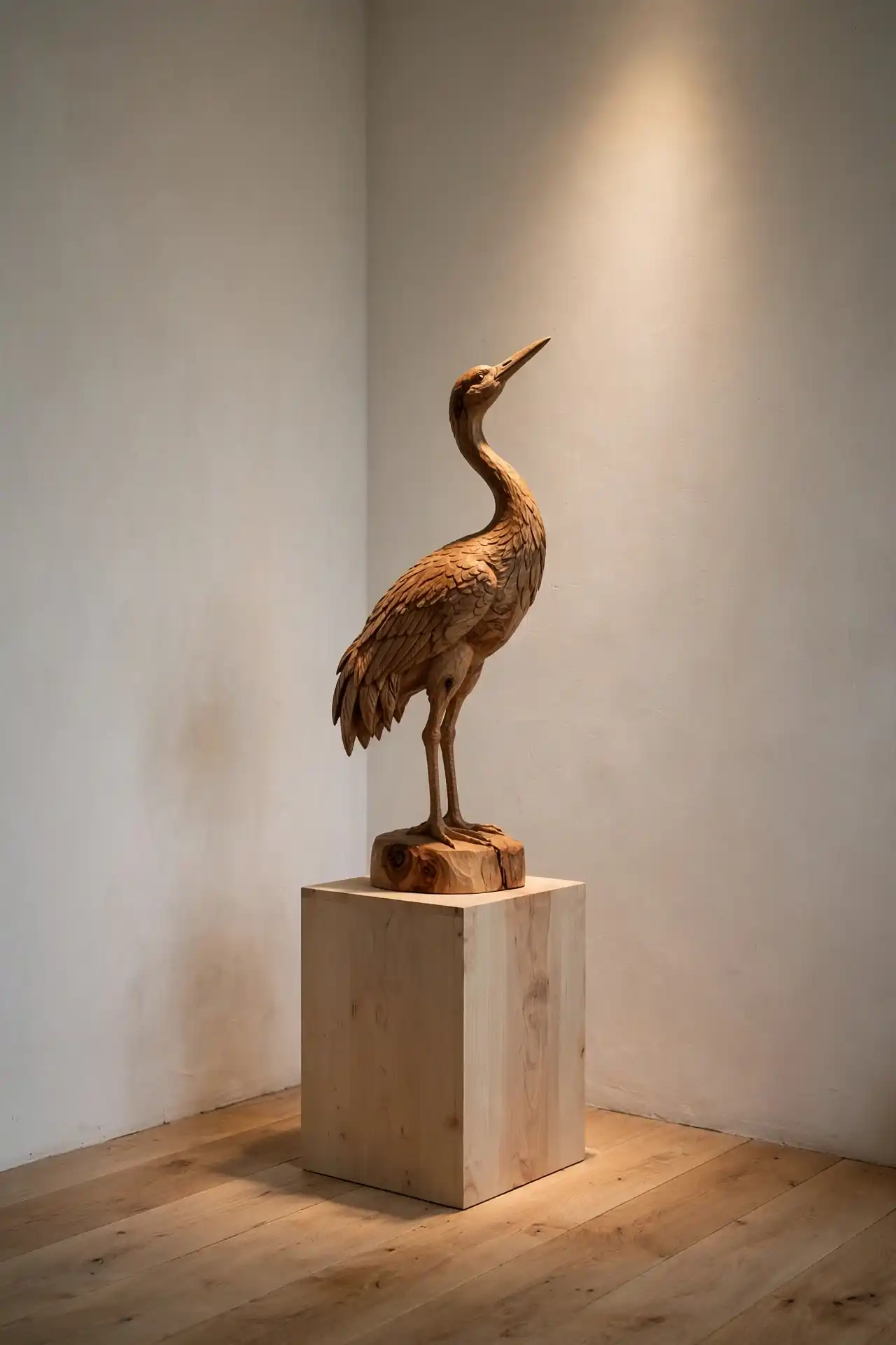 Carved wood sculpture