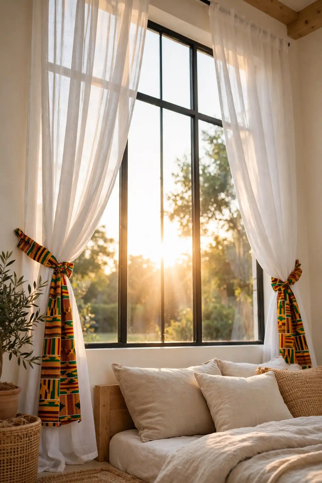 Curtain tiebacks