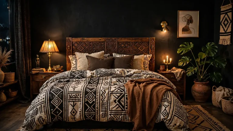 Dark Moody Afrocentric Bedroom Ideas for a Bold Aesthetic