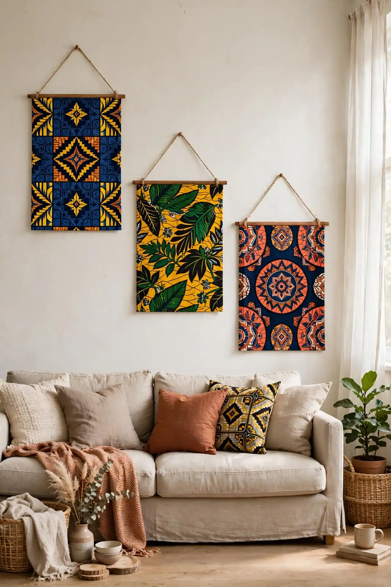 Fabric Gallery Wall