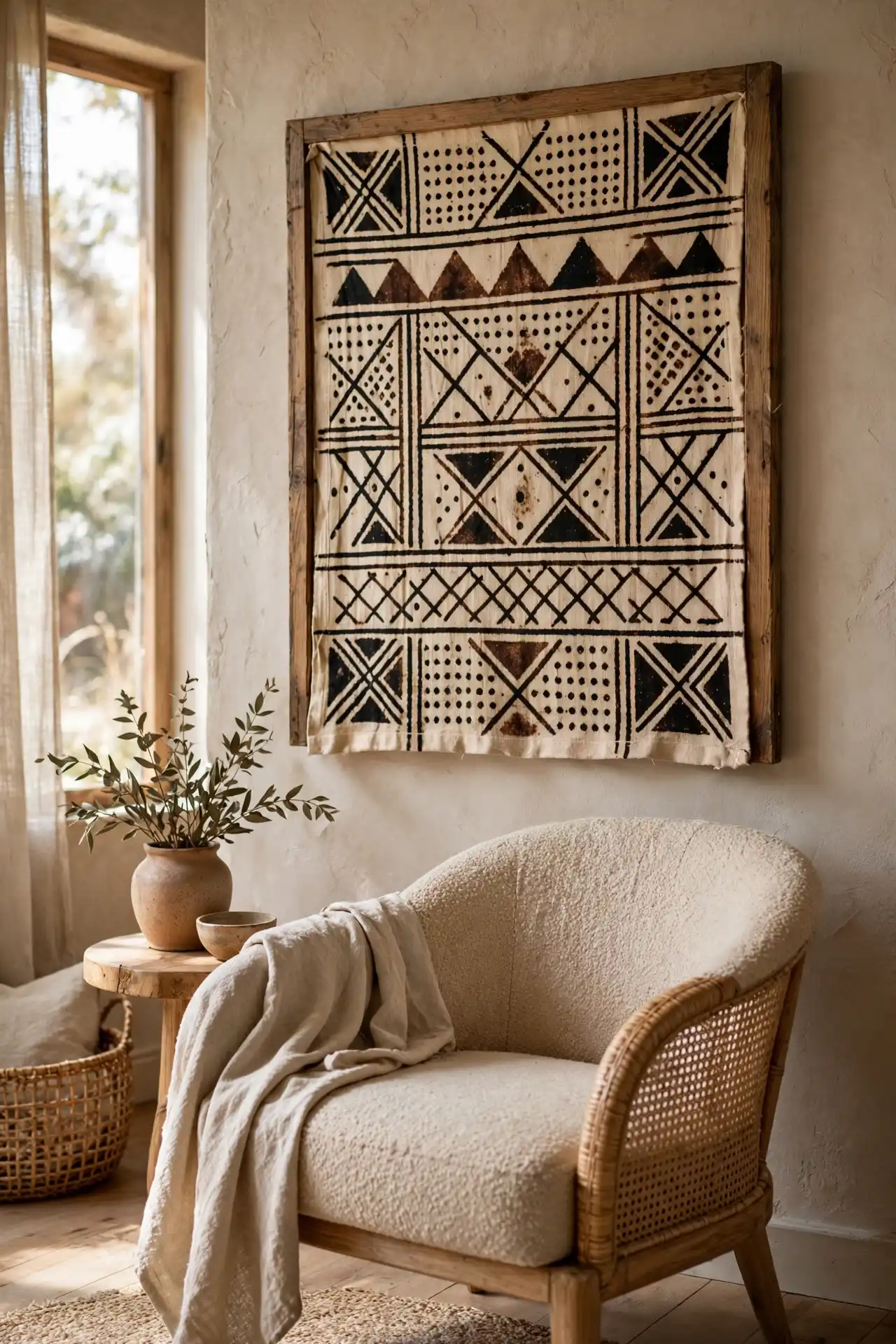 Framed Mudcloth