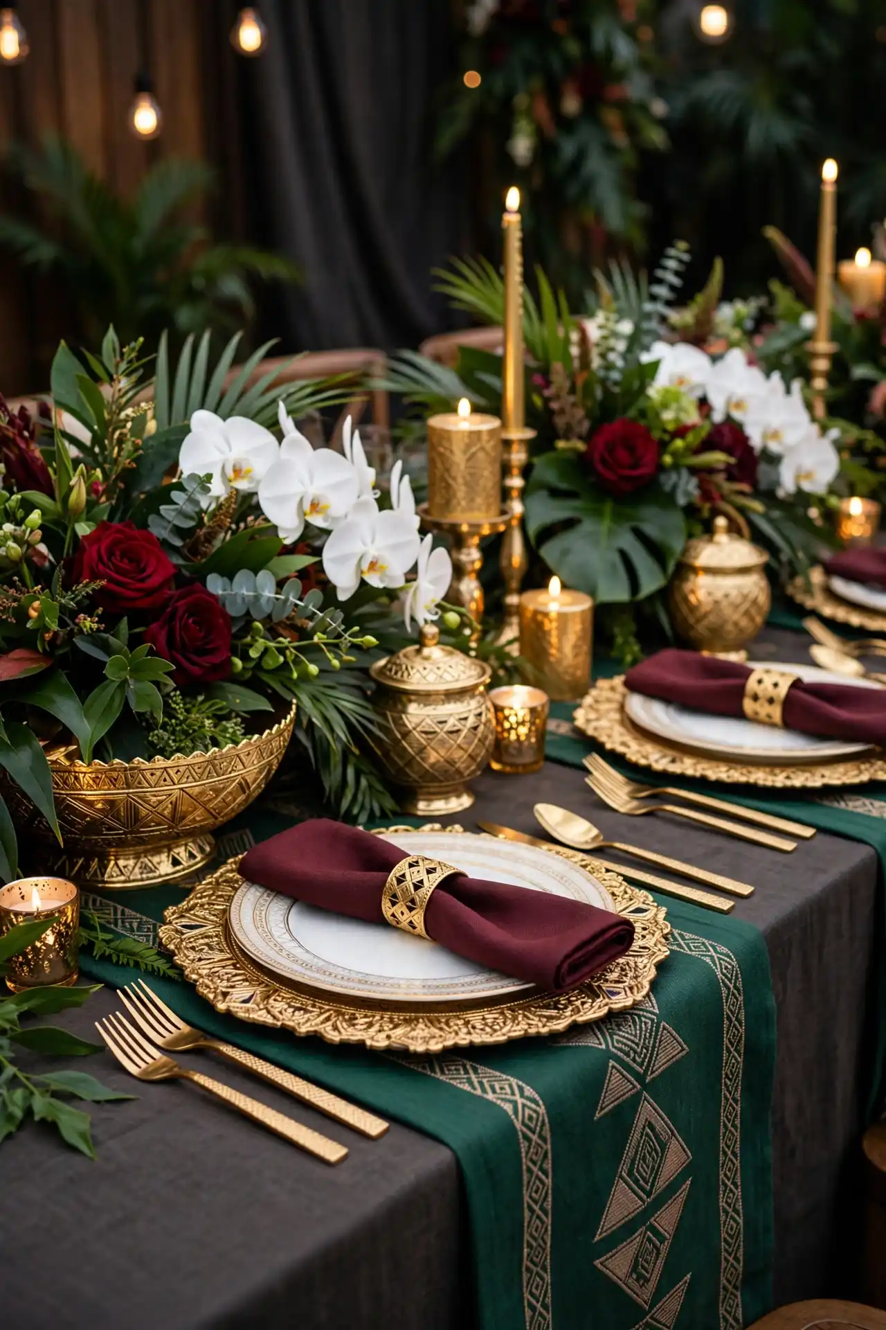 20 Afrocentric Wedding Decor Ideas for a Celebration Rooted in Heritage 16 Gold-Toned Tableware Inspired by Ashanti Goldwork