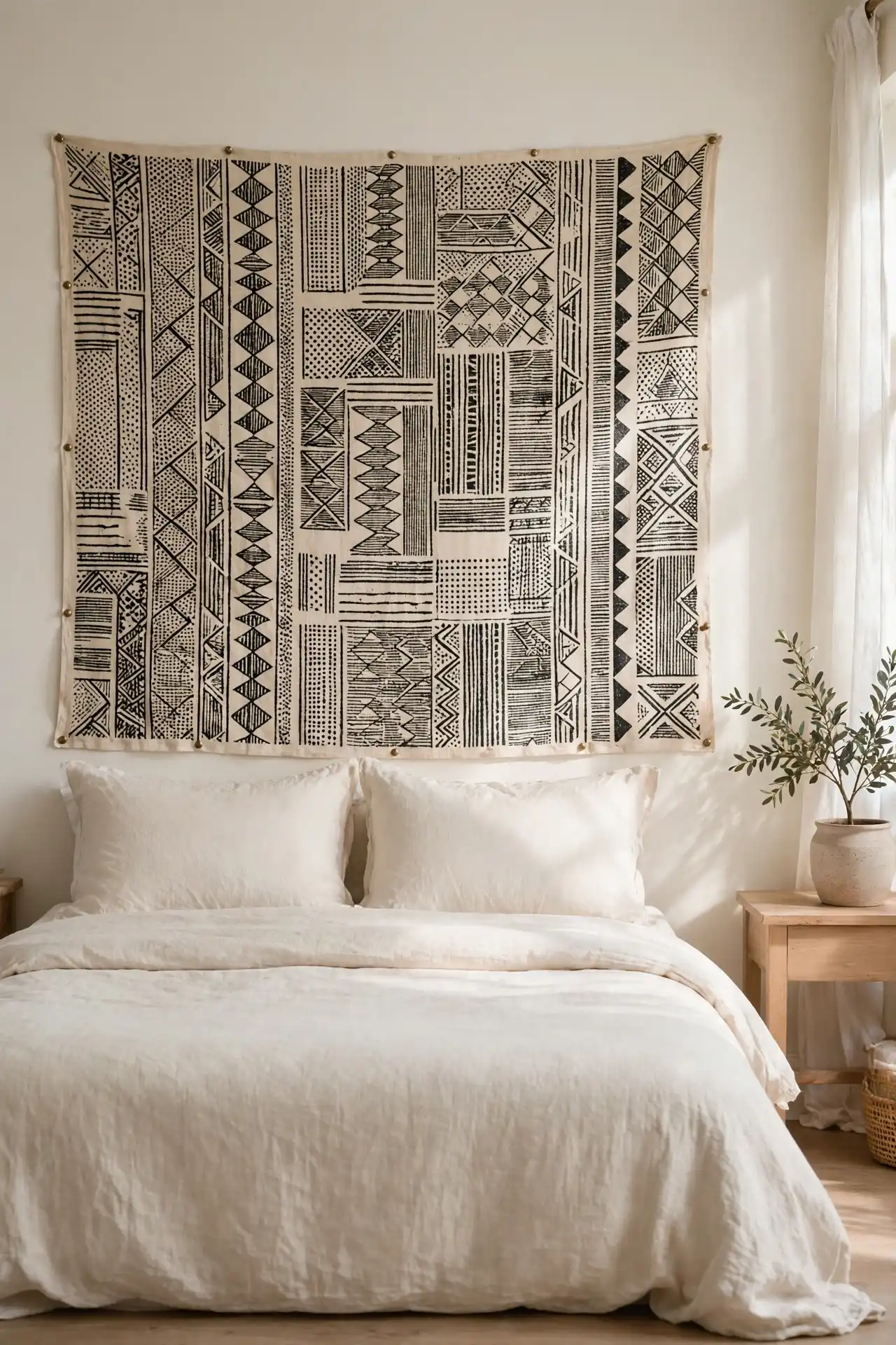 18 Mudcloth Decor Ideas for Every Room in the House 3 Headboard panel