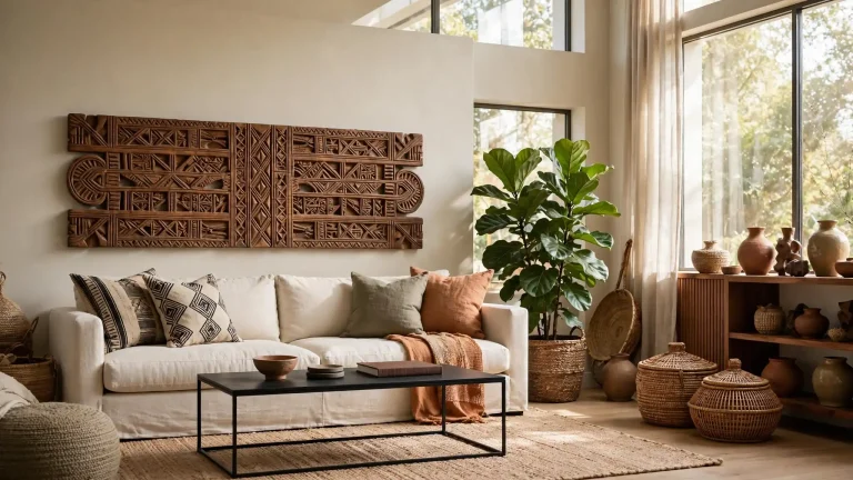 How to Style a Modern Afrocentric Living Room