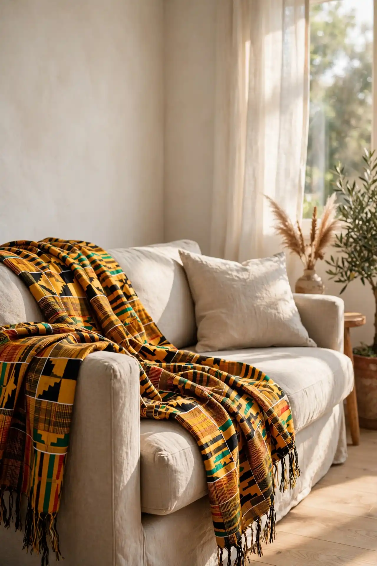 Kente Throw