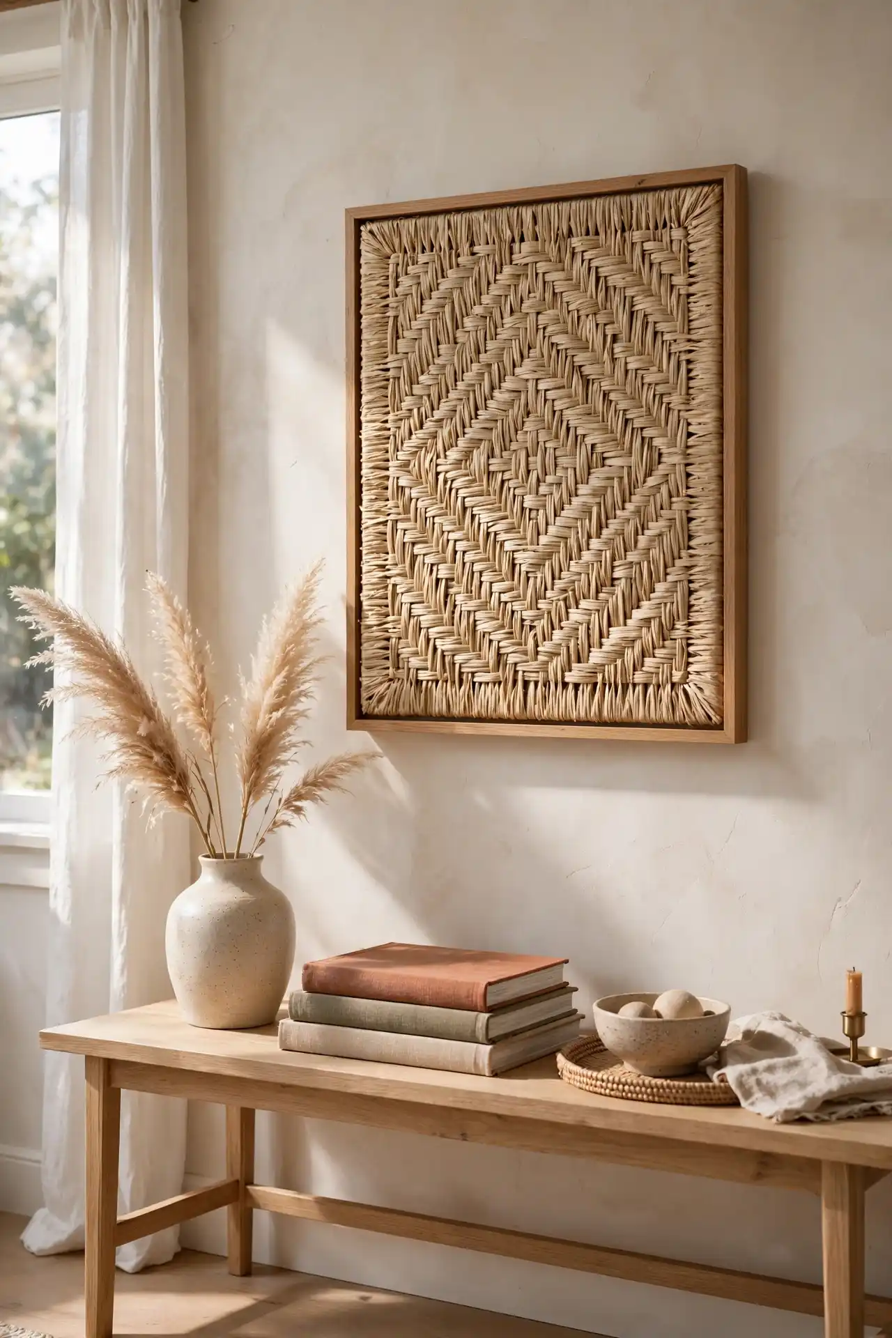 15 Luxury African Art Pieces Serious Collectors Are Investing In 4 Kuba Raffia Cloth Panels, Framed as Textile Art