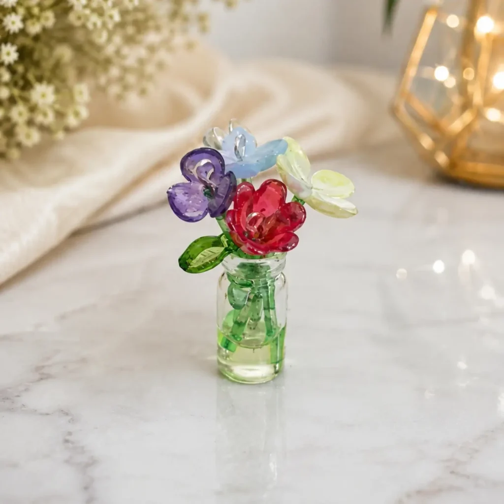 Miniature Resin Flower Bouquet