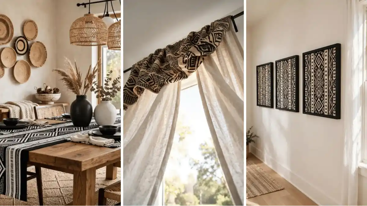 18 Mudcloth Decor Ideas for Every Room in the House 1 Mudcloth Decor Ideas
