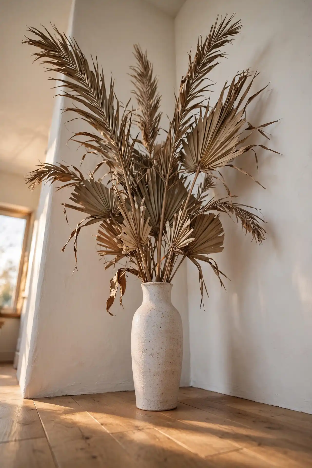 Palm Fronads in Vase