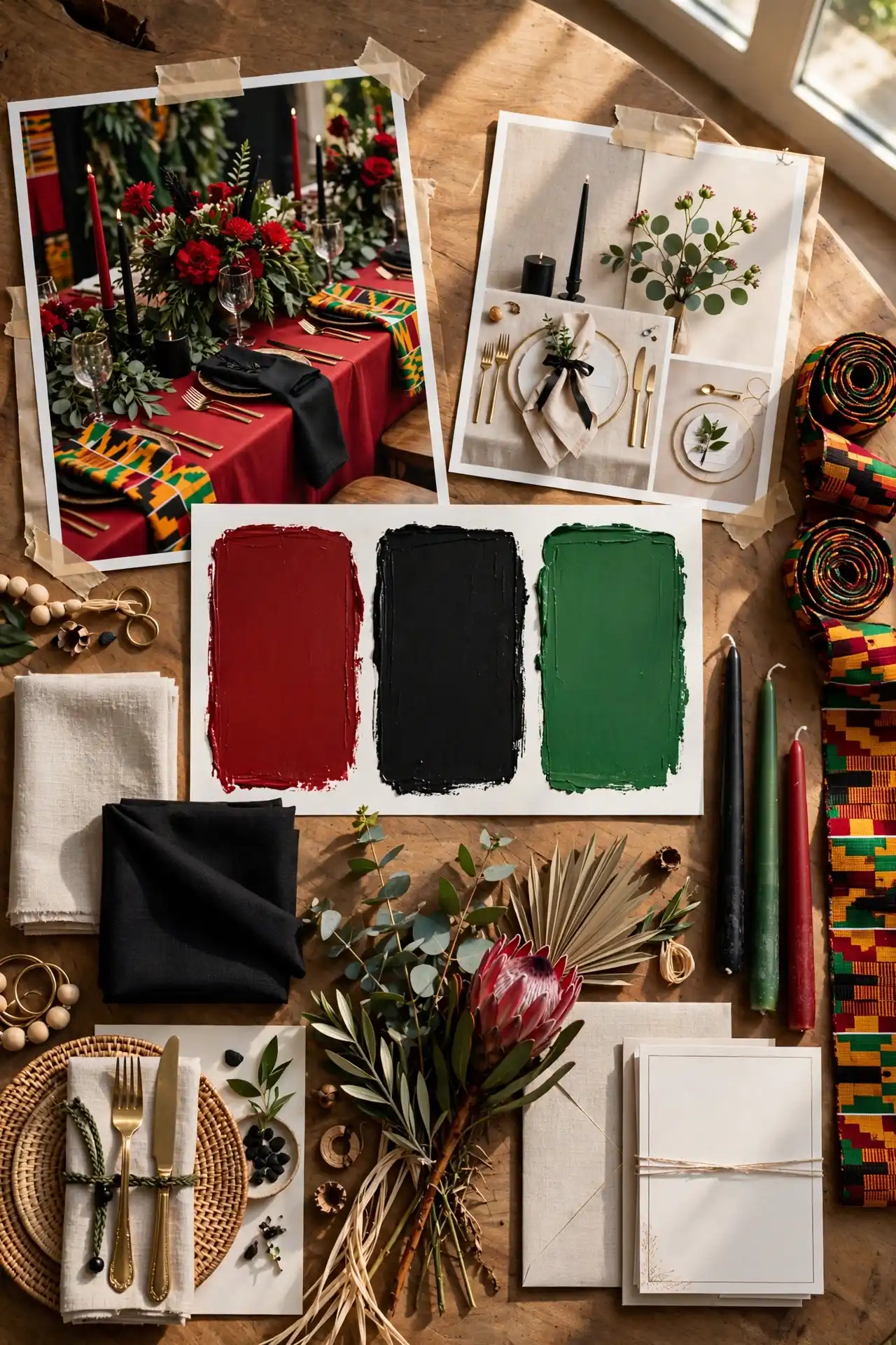 20 Afrocentric Wedding Decor Ideas for a Celebration Rooted in Heritage 15 Pick Your Pan-African Colors Before You Pick Anything Else