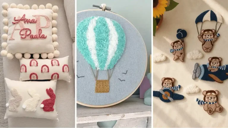 Punch Needle Baby Gift Ideas for baby Shower