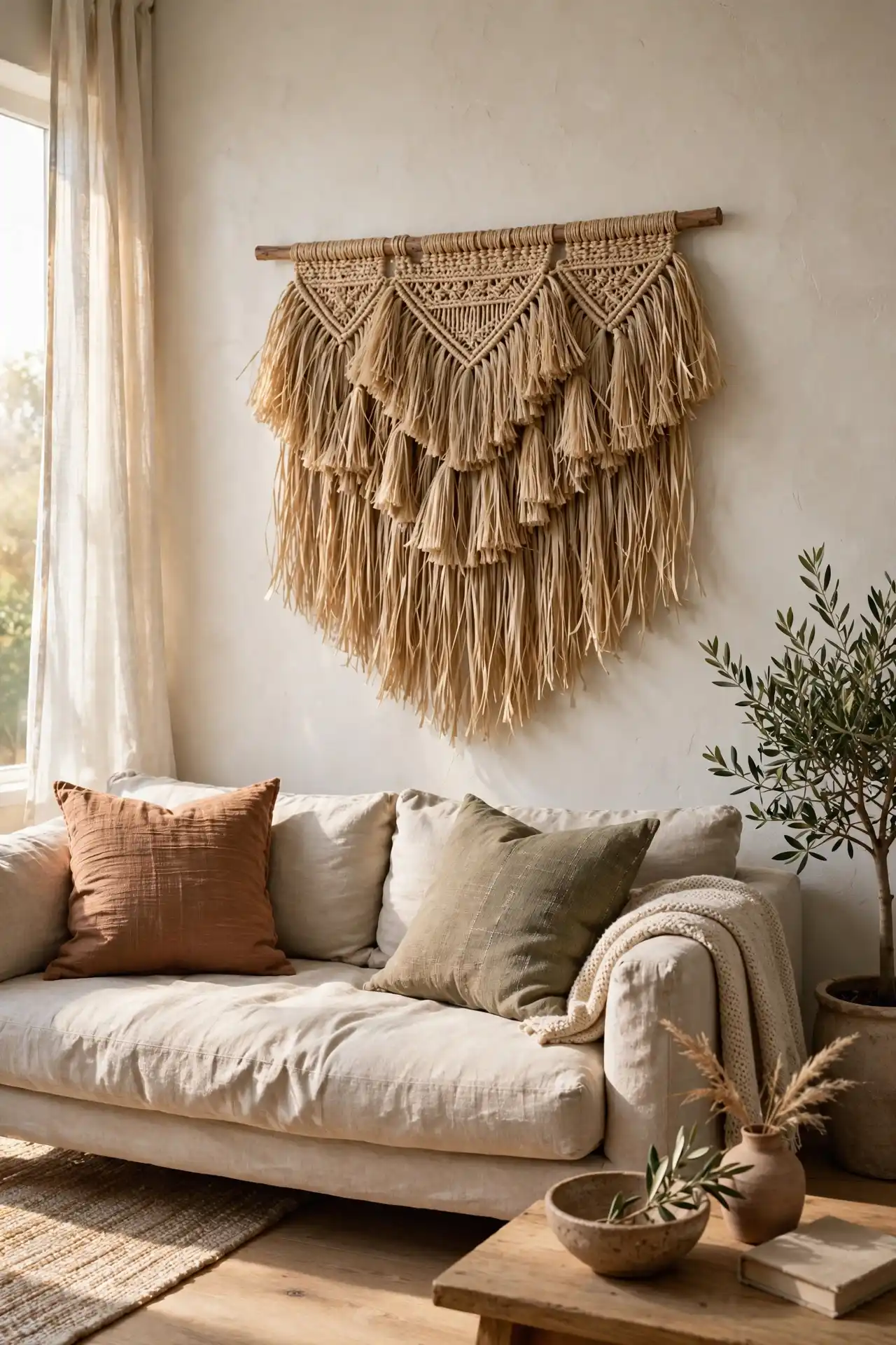 Raffia Wall Hanging