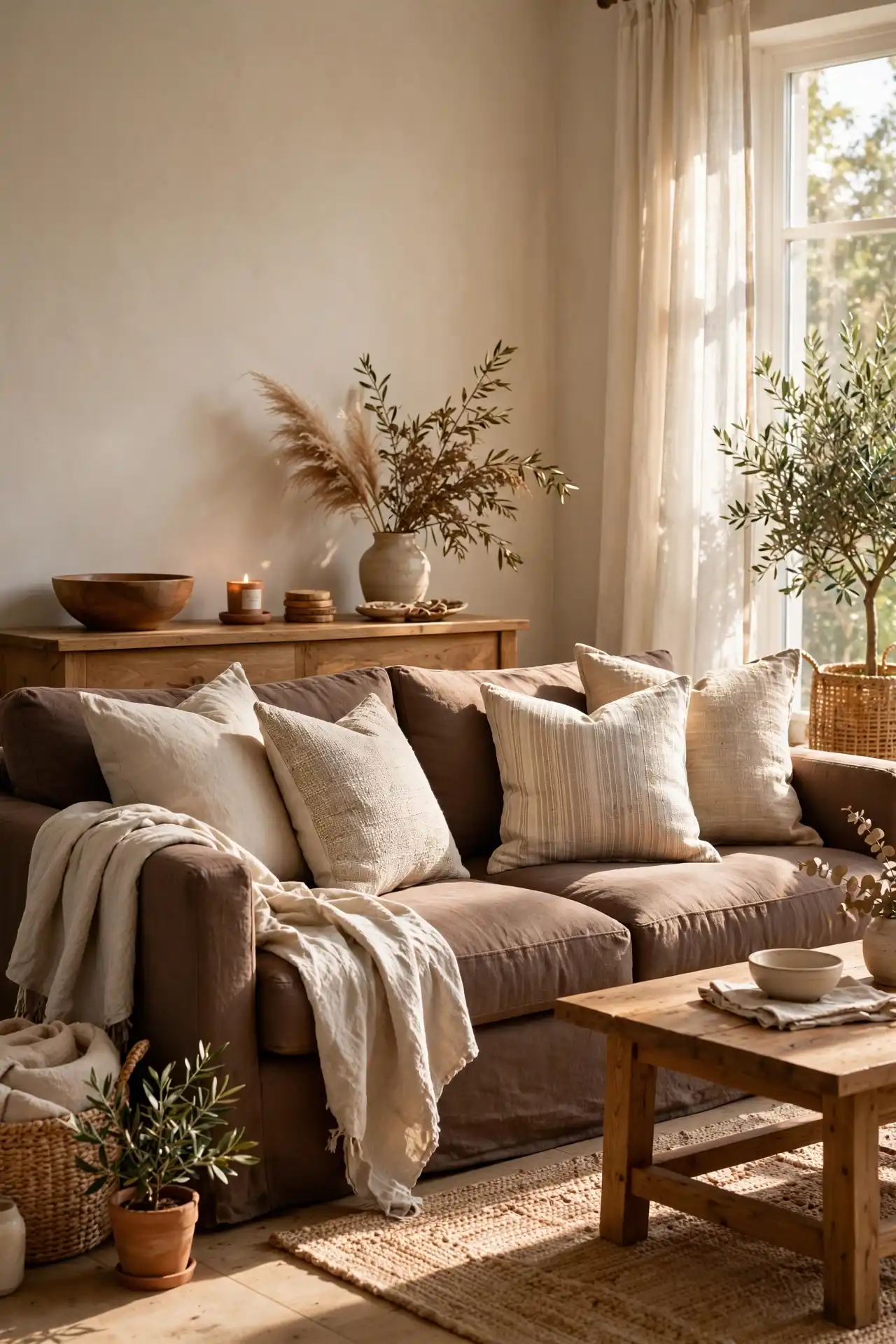 Step 2 Establish a base palette of deep, earthy neutrals