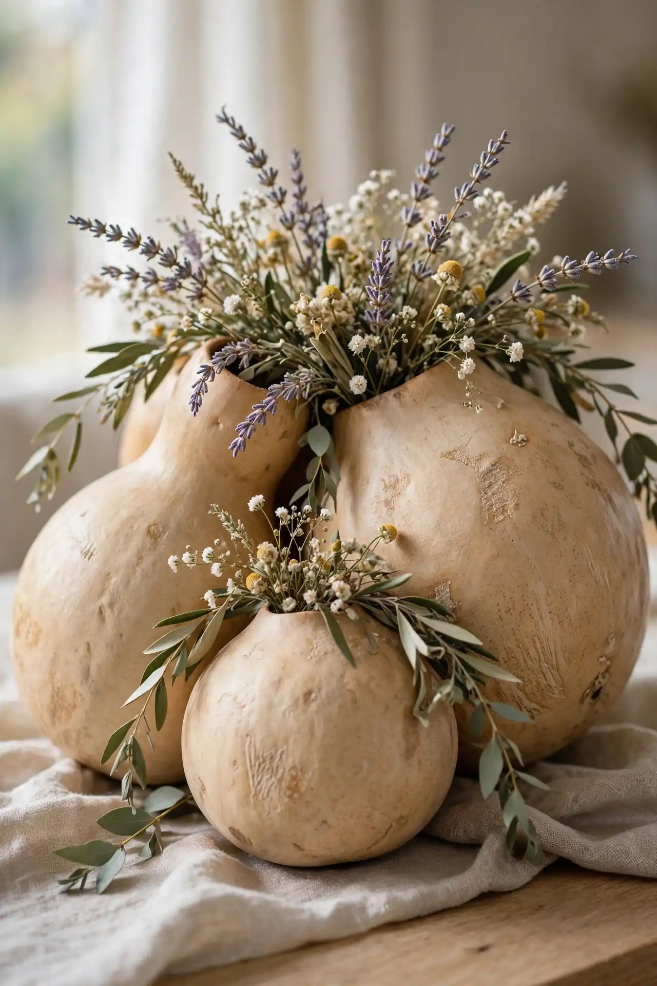 20 Afrocentric Wedding Decor Ideas for a Celebration Rooted in Heritage 4 Turn Calabash Gourds Into Centerpiece Vessels