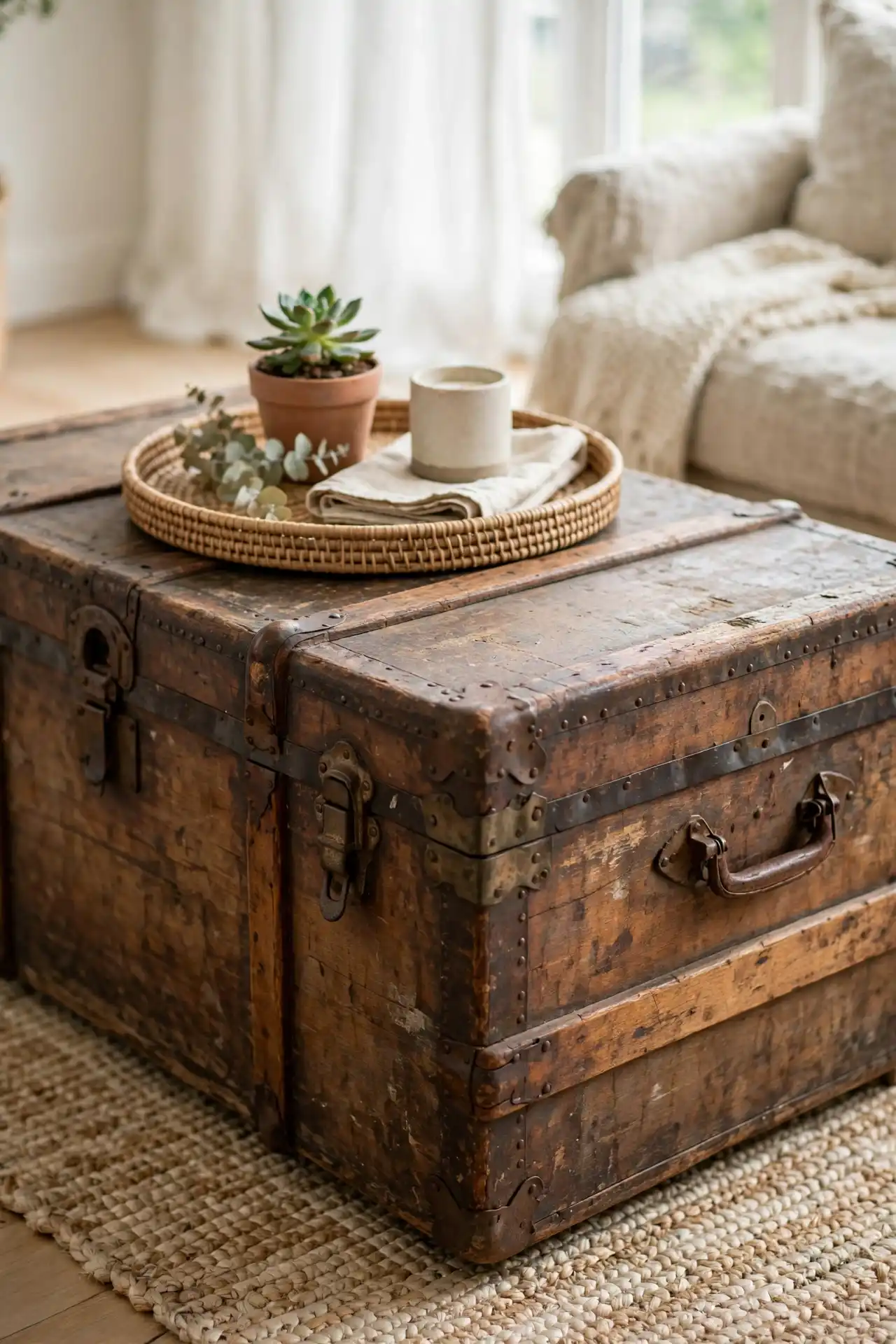 Vintage Trunk Coffee Table
