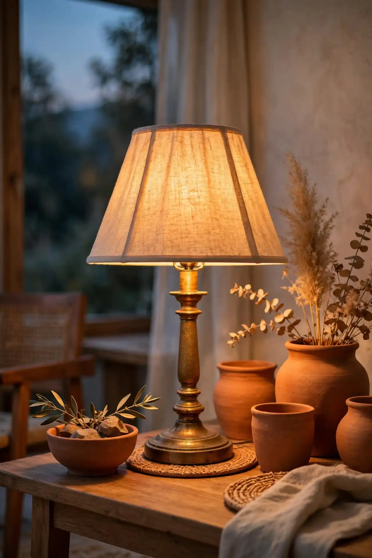Warm Amber Lighting