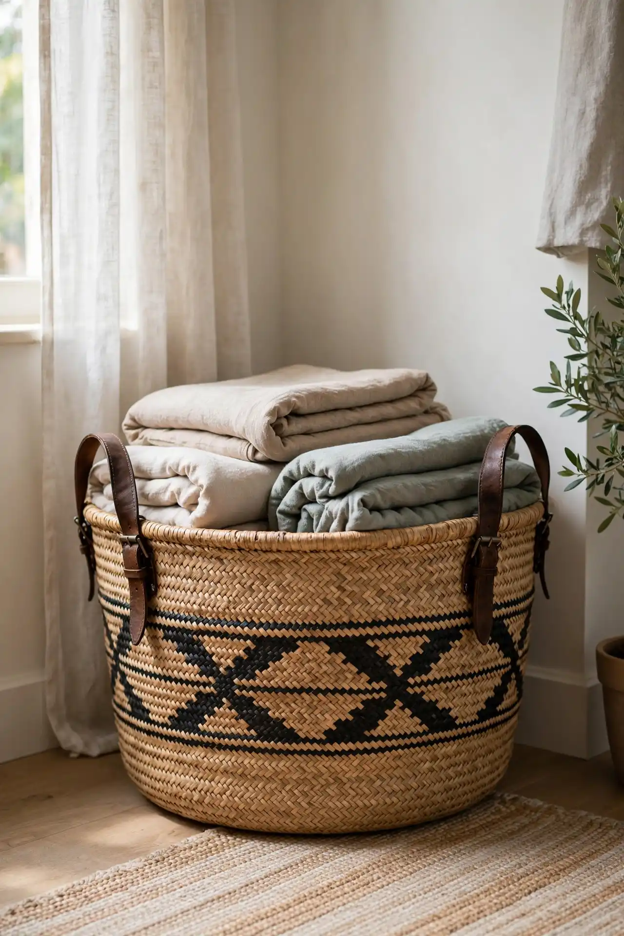 Woven Bolga Basket