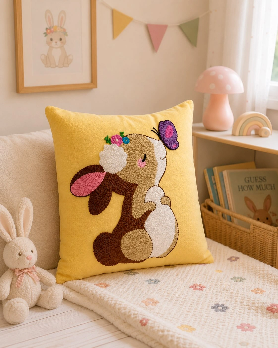 11 Punch Needle Nursery Decor Ideas You Can Make Before Baby Arrives 2 punch needle nursery