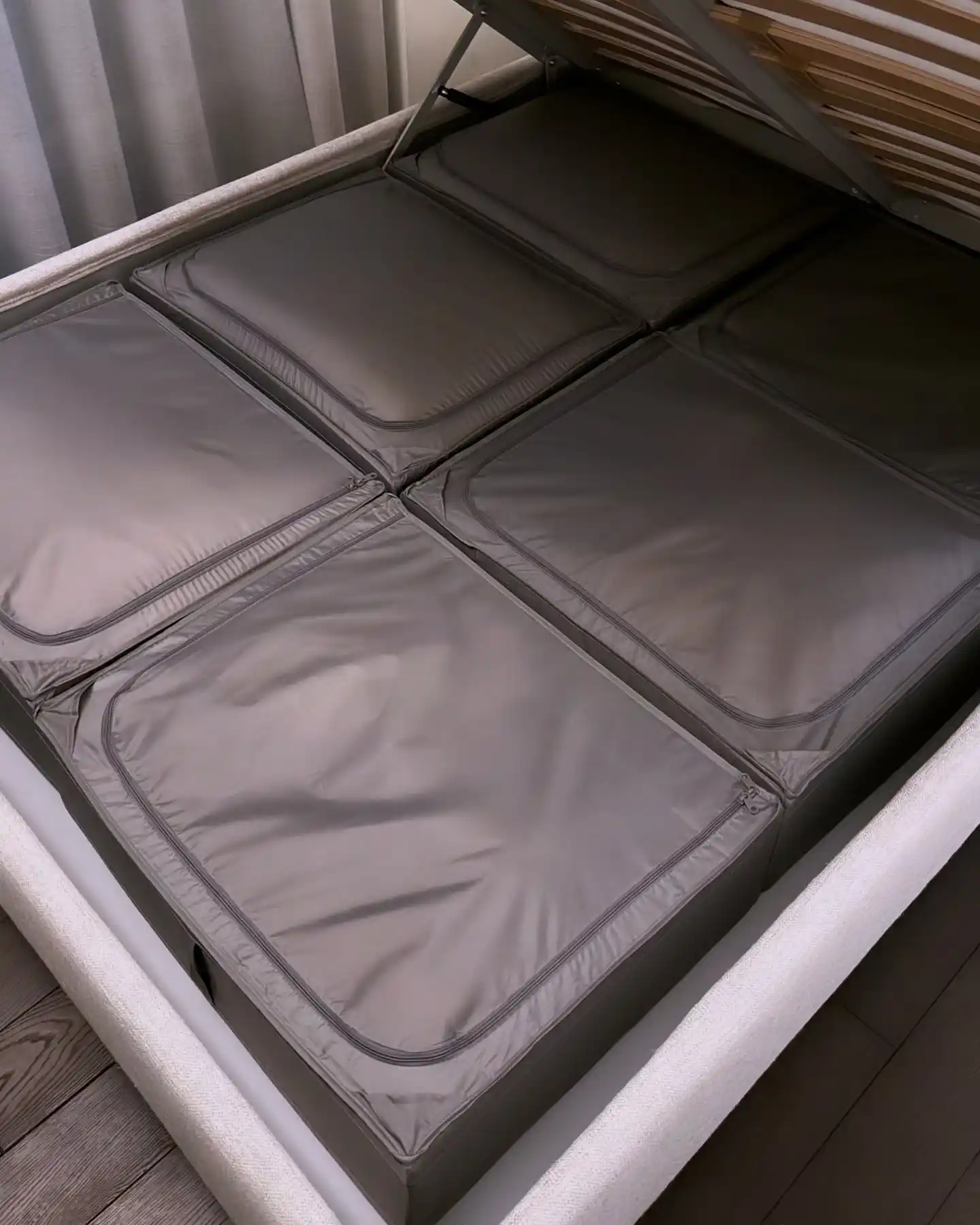 16 Under-Bed Storage Ideas That Actually Keep Things Tidy 15 underbed organizer
